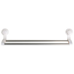 Полотенцедержатель Fixsen Grampus трубчатый двойной 55 см, белый (GR-7078)