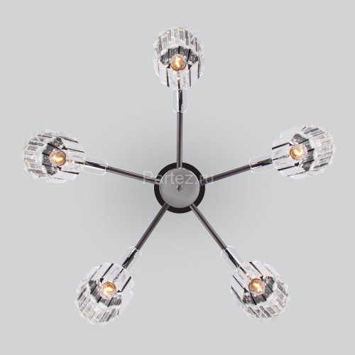 Потолочная люстра Eurosvet 70090/5 графит