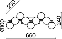 Бра Maytoni MOD547WL-09B