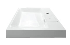 Раковина подвесная Azario Element 595х490х75 литьевой мрамор, белая (CS00082280)