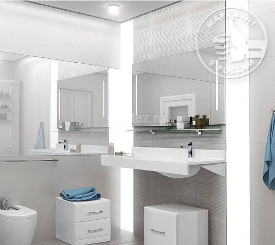 Зеркало AQUATON ОТЕЛЬ-1000 с подсветкой (1A107402OT010)