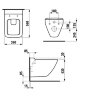 Унитаз подвесной Laufen Palace New Rimless безободковый с сиденьем микролифт, белый (8.2070.6.000.00