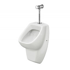 Писсуар Santek Гала с нажимным краном, креплением и горизонтальным сифоном (1WH501804)