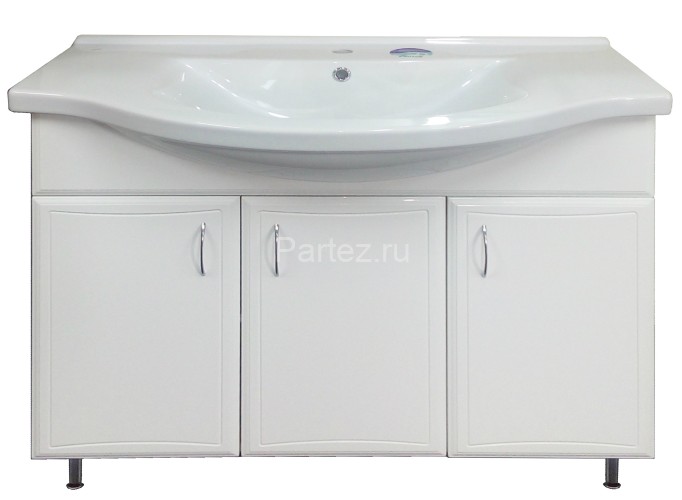 Комплект тумба Loranto Коралл 100 (820х1000х330) с раковиной Энигма 100