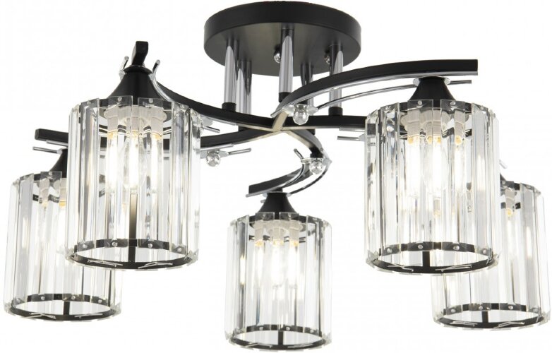 Потолочная люстра Arte Milano 327103/5 BK+CR