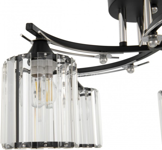 Потолочная люстра Arte Milano 327103/5 BK+CR