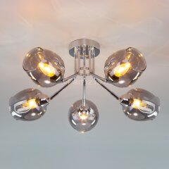 Потолочная люстра Eurosvet 30164/5 хром