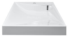 Раковина подвесная Azario Gratsiy 597х598х100 литьевой мрамор, белая (CS00078505)