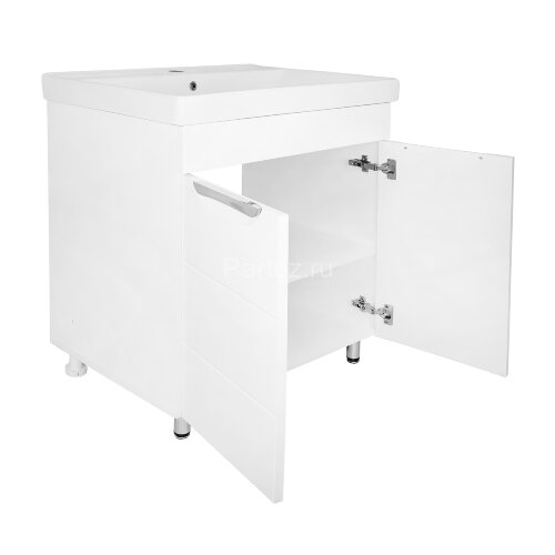 Комплект тумба Стиль- 70 "Соло" 700х470х890 напольная, фрезерованнй фасад, с раковиной Tempo 70 (CS0