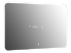 Зеркало AZARIO Alone Raggio 800х600 влагостойкое с подсветкой, сенсорный выключатель с функцией димм