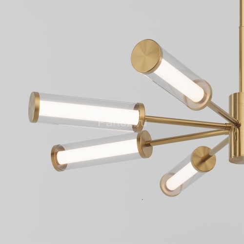 Потолочная люстра Eurosvet 50386 LED латунь