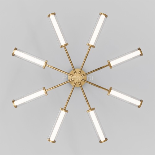 Потолочная люстра Eurosvet 50386 LED латунь