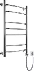 Полотенцесушитель электрический Маргроид Лесенка "Вид 5" без полки 60х60 подключение справа, хром