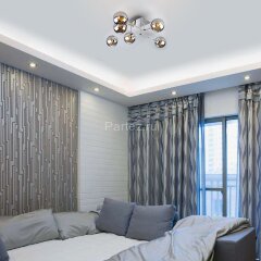 Потолочная люстра Eurosvet 30140/6 хром