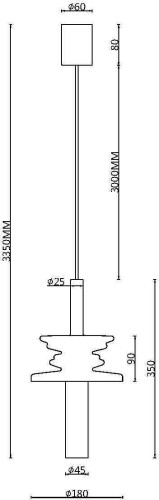 Подвесной светильник Maytoni MOD255PL-01B2