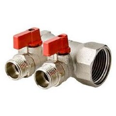 Коллектор с регулирующими вентилями 3/4&quot;х2х1/2&quot;НР VALTEC