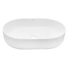 Раковина-чаша Creo Ceramique 580х380х140 накладная, овальная, керамика, белый матовый (PU4300MRMWH)