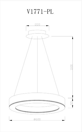 Подвесной светильник Moderli V1771-PL