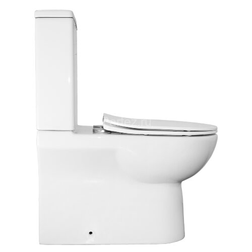 Унитаз-компакт AZARIO Ambra 645x370x815 напольный, безободковый, в комплекте сиденьем микролифт (AZ-