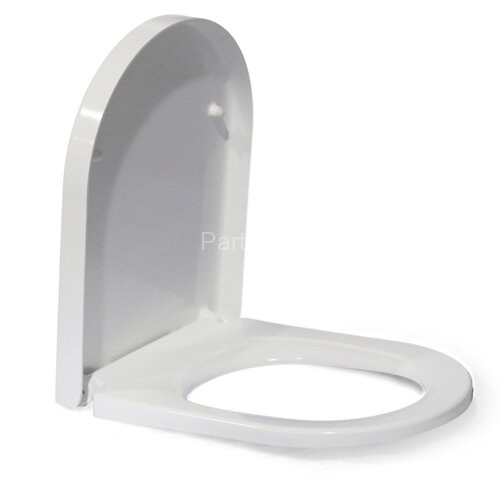 В2376Sа сиденье для унитаза дюропласт с микролифтом, белое MELANA