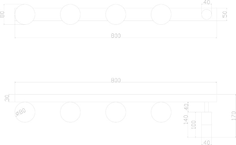 Потолочный светильник Arte Lamp A2608PL-5BK