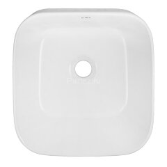 Раковина-чаша Azario 390х350х120 накладная, округлая, белый глянец (AZ-2241)