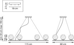 Подвесная люстра Lightstar 815267