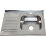 Мойка 8060 R MELANA 0,6/160 накладная прямоугольная с сифоном (016 t R *10)