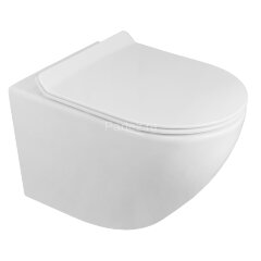 Сет AZARIO инсталляция + унитаз Grado N с быстросъемным сиденьем микролифт+ клавиша смыва хром гляне