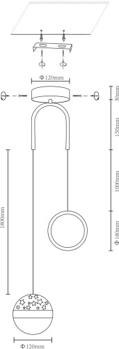 Подвесной светильник Velante 431-106-02