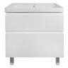 Комплект тумба Azario Мила 70Н 700х480х850 напольная, с раковиной Monte 70, белая (CS00085831)