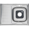 Мойка 8060 L MELANA 0,6/160 ДЕКОР накладная прямоугольная с сифоном (085D t L *10)