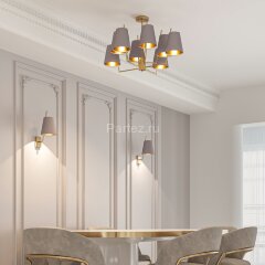 Потолочная люстра Eurosvet 60173/8 латунь