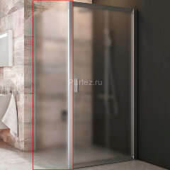 Душевая стенка Ravak Blix BLPS-100 профиль Сатин стекло Grape (9BHA0U00ZG)