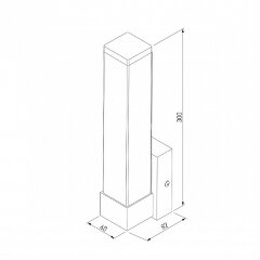 Бра Elektrostandard MRL LED 1110 хром