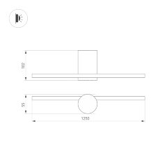 Настенный светильник Arlight 036931