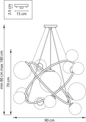 Подвесная люстра Lightstar 815410
