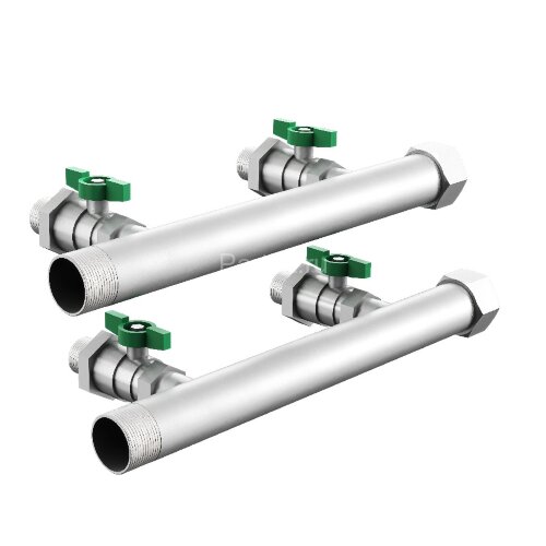 Напорный и всасывающий коллектор для установок Grundfos CMBE TWIN 1"