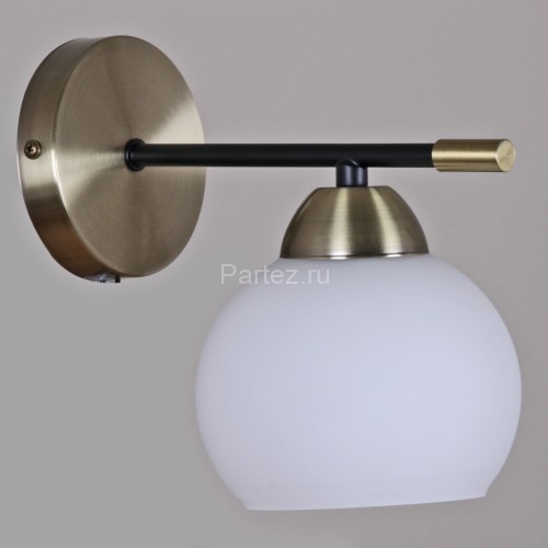 Бра ILLUMICO IL0446-1WSQ-24 BK AB LIBRA