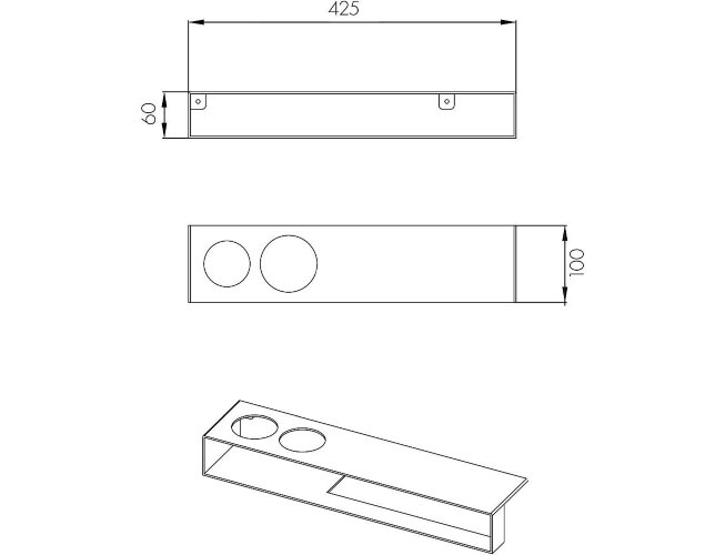 Подставка AQUATON Лофт Урбан (1A255603LQX70)