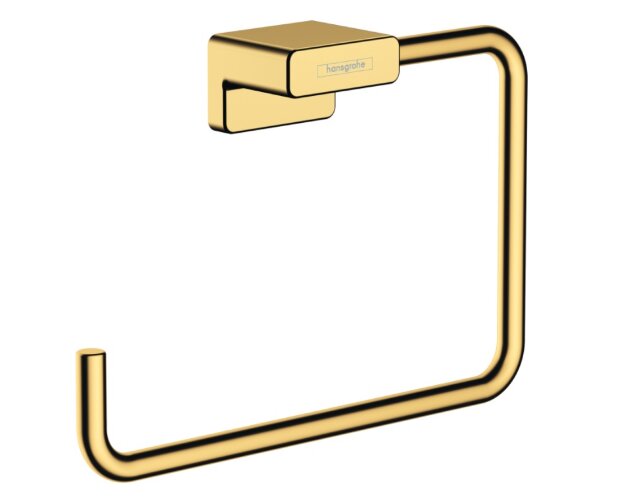 Кольцо для полотенца Hansgrohe AddStoris, полированное золото (41754990)