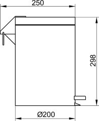 Ведро Keuco , Хром (04988010000)