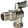 Кран шаровой угловой для стиральных машин 1/2"х3/4" Stout