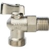 Кран шаровой угловой для стиральных машин 1/2"х3/4" Stout