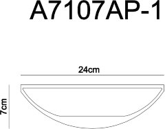 Бра Arte Lamp A7107AP-1AB