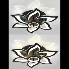 Потолочная люстра Natali Kovaltseva HIGH-TECH LED LAMPS 82020 BLACK