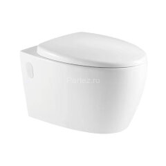 Унитаз подвесной Azario Deya 570х390х355 безободковый, с сиденьем микролифт (AZ-2115)