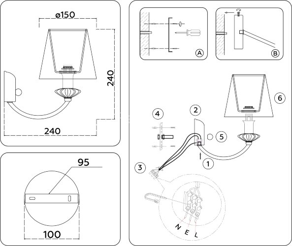 Бра Ambrella LH75027