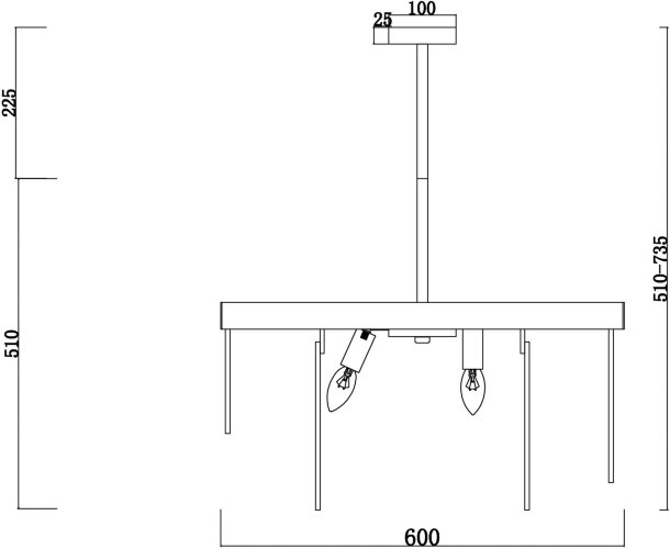 Потолочная люстра Freya FR5104PL-08BS3