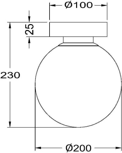 Настенно-потолочный светильник Maytoni MOD321WL-01B1